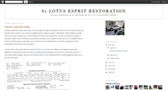 Desktop Screenshot of lotusespritrestoration.com